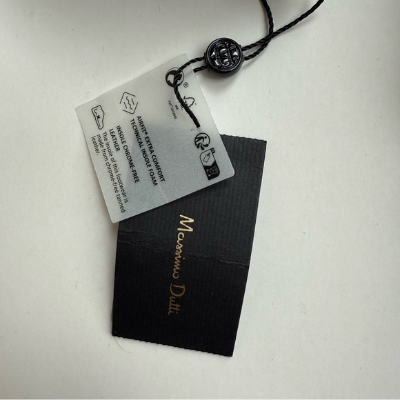 NWT Massimo Dutti Black Woven Flats - Picture 3 of 3